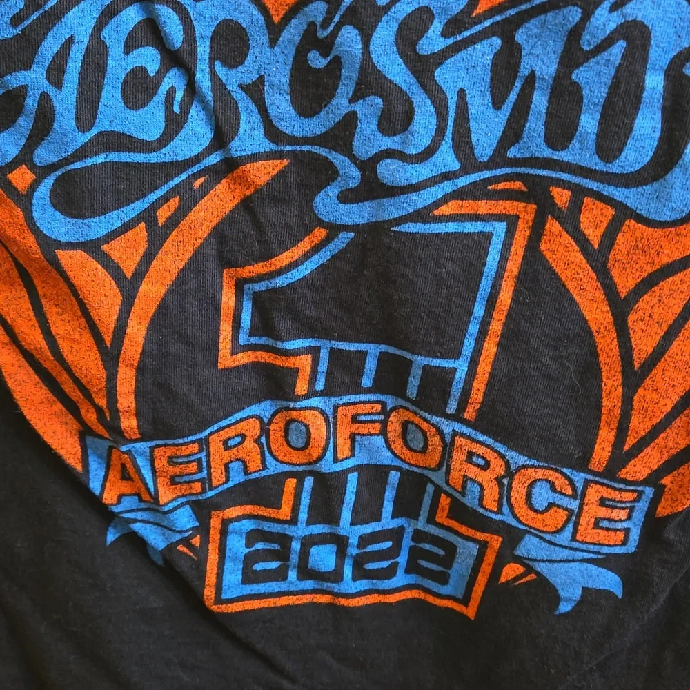 Gildan Aerosmith Black Graphic T-Shirt - Picture 4 of 6